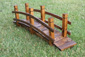 Ponte in legno decorativo presepe natale 100 x 20